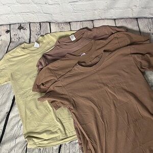 Men's Beige Short Sleeve Tee